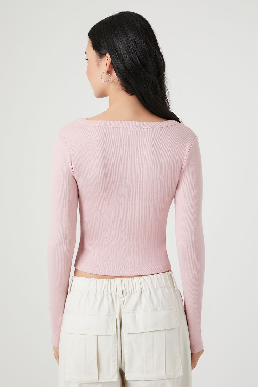 V-Neck Long-Sleeve Tee