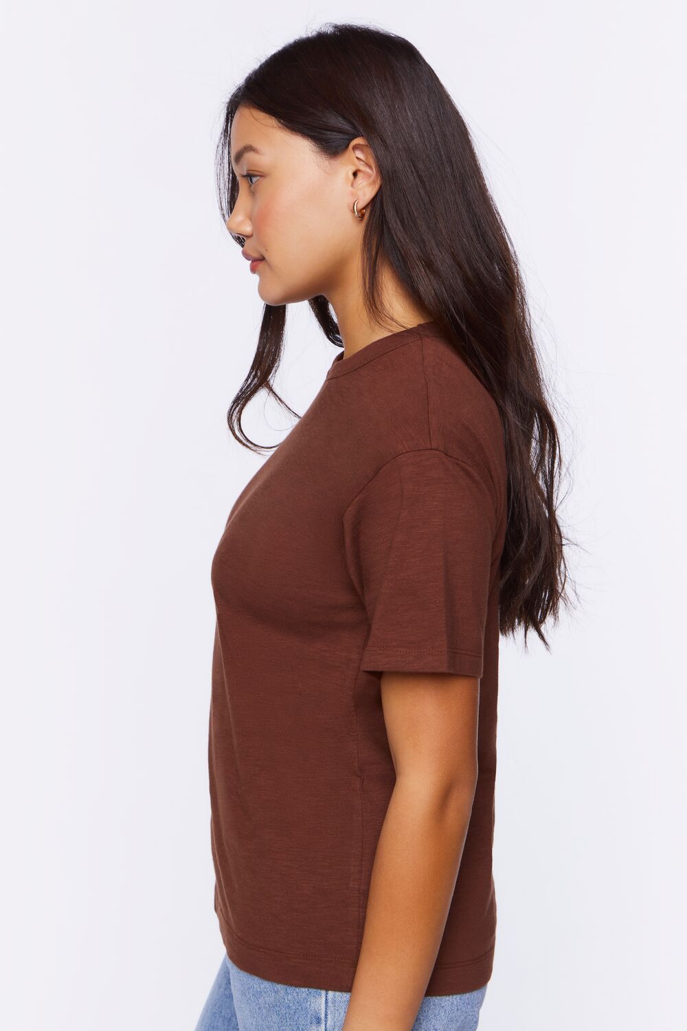 Dropped-Sleeve Crew Tee