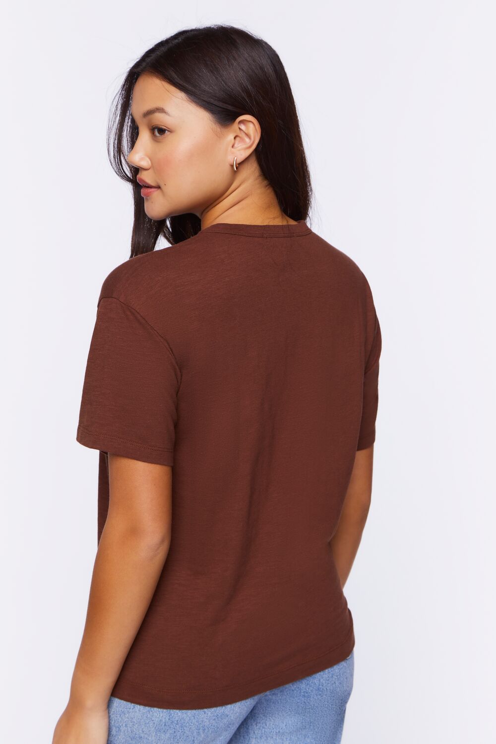 Dropped-Sleeve Crew Tee