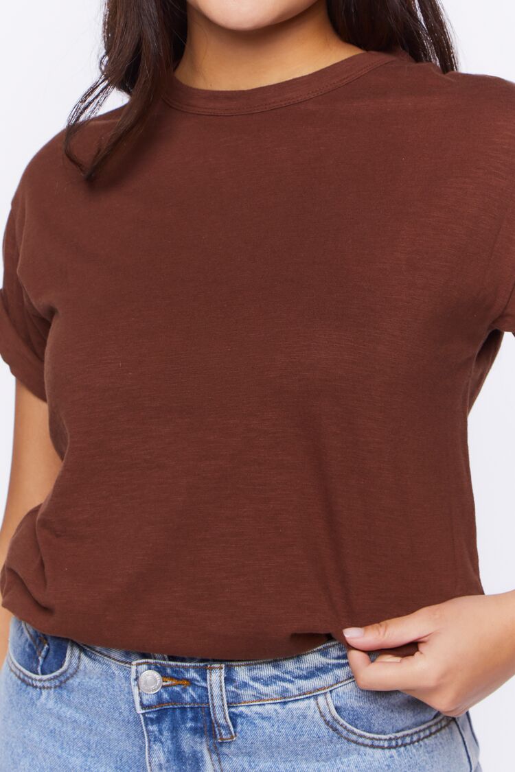 Dropped-Sleeve Crew Tee