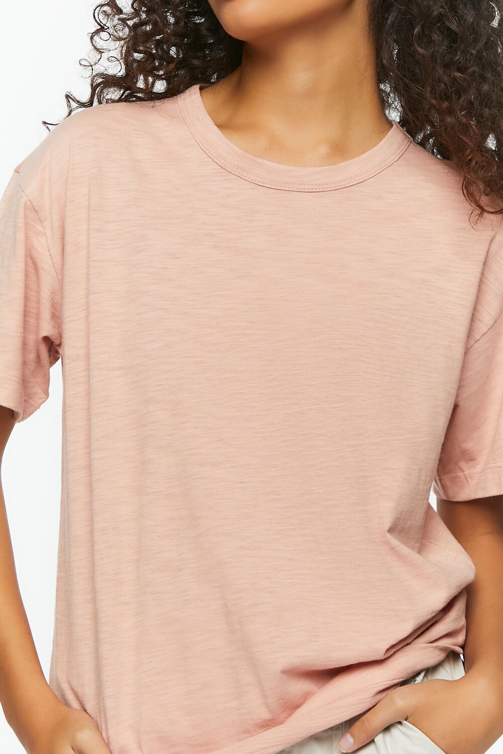 Dropped-Sleeve Crew Tee