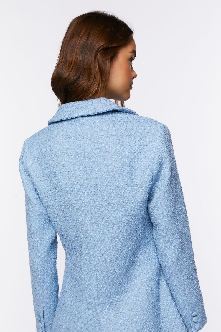 Double-Breasted Tweed Blazer