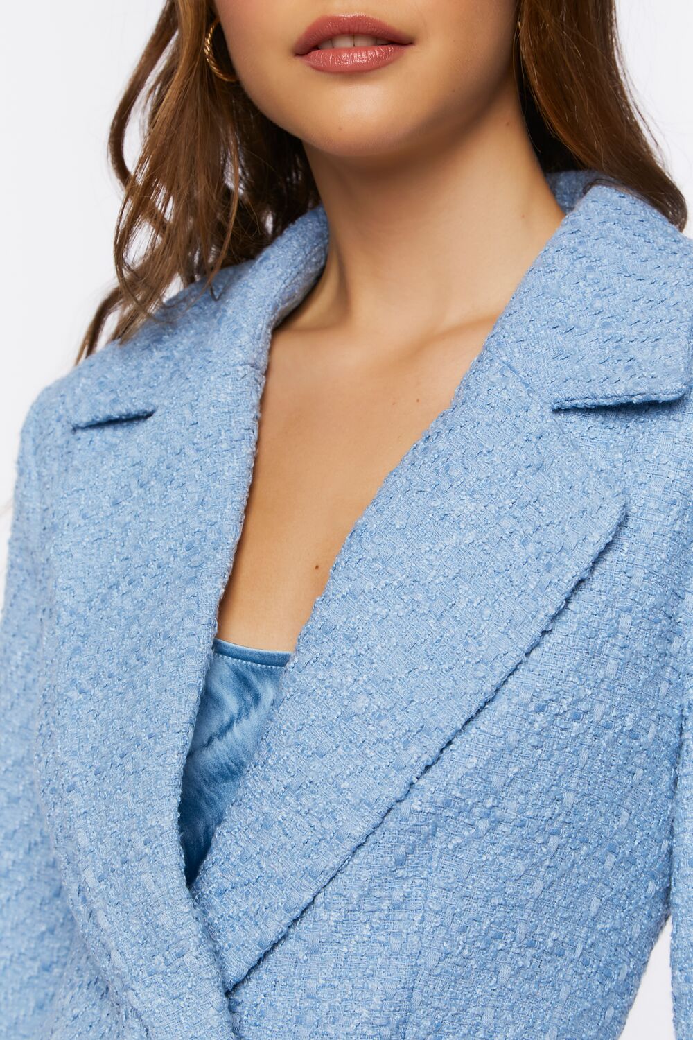 Double-Breasted Tweed Blazer