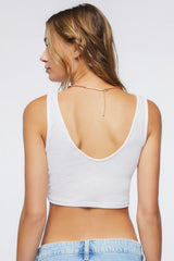 Ruched Drawstring Crop Top