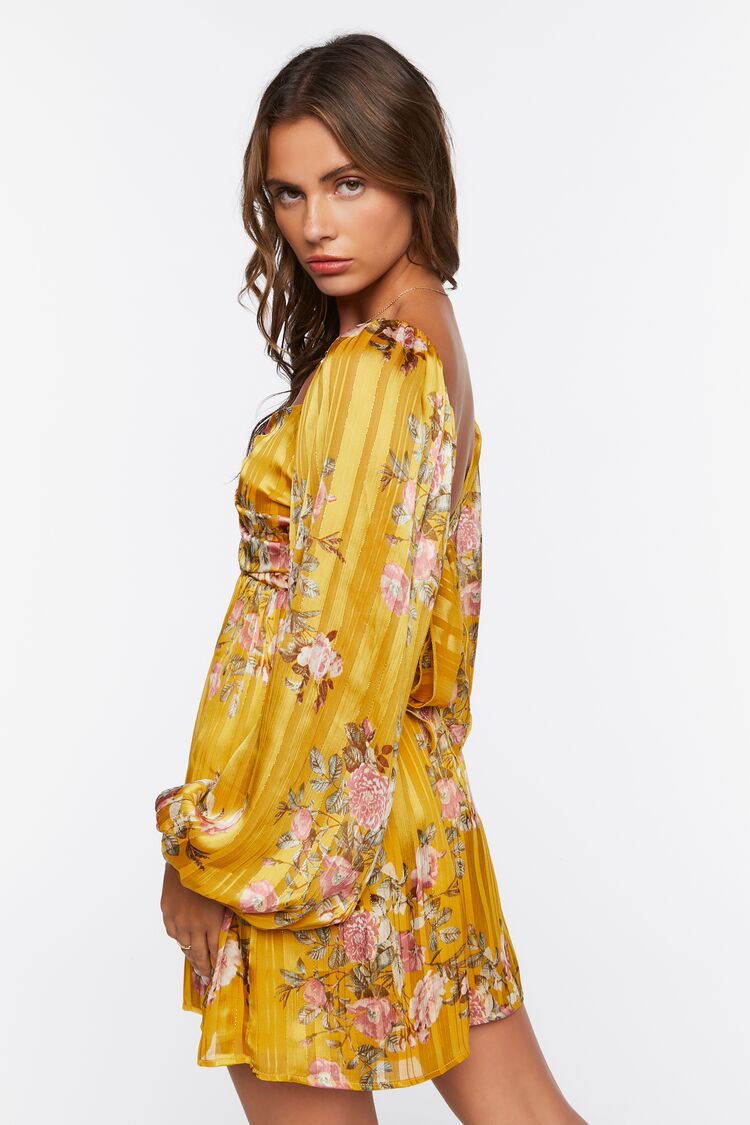 Floral Print Mini Dress