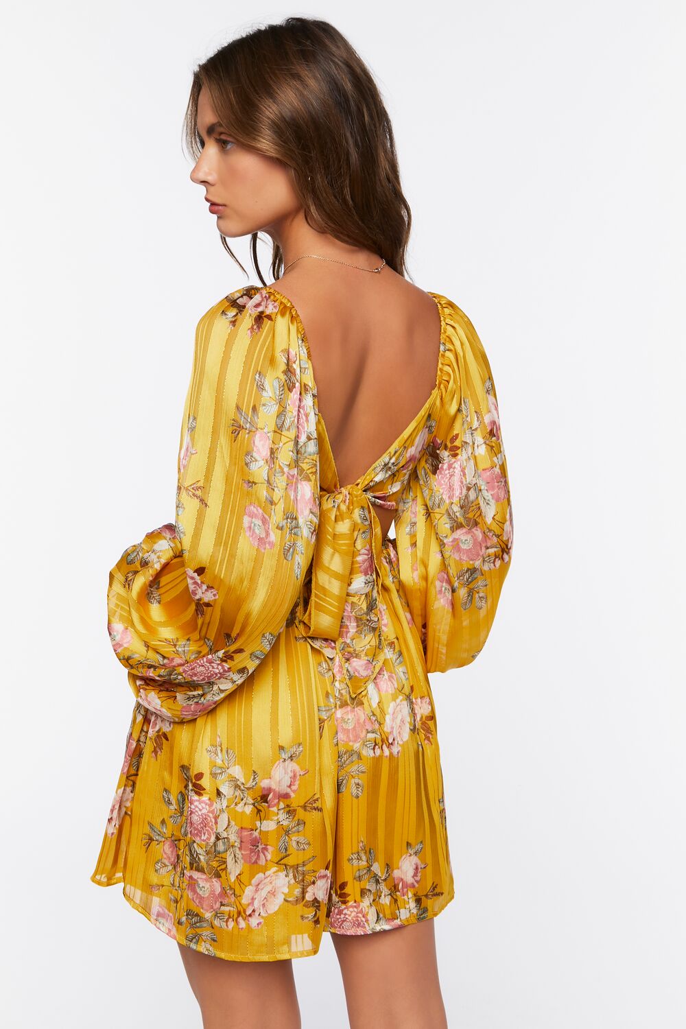 Floral Print Mini Dress