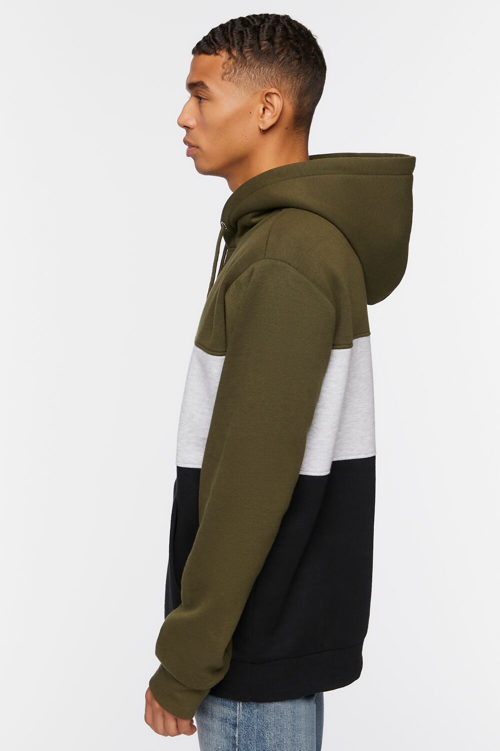 Fleece Colorblock Hoodie