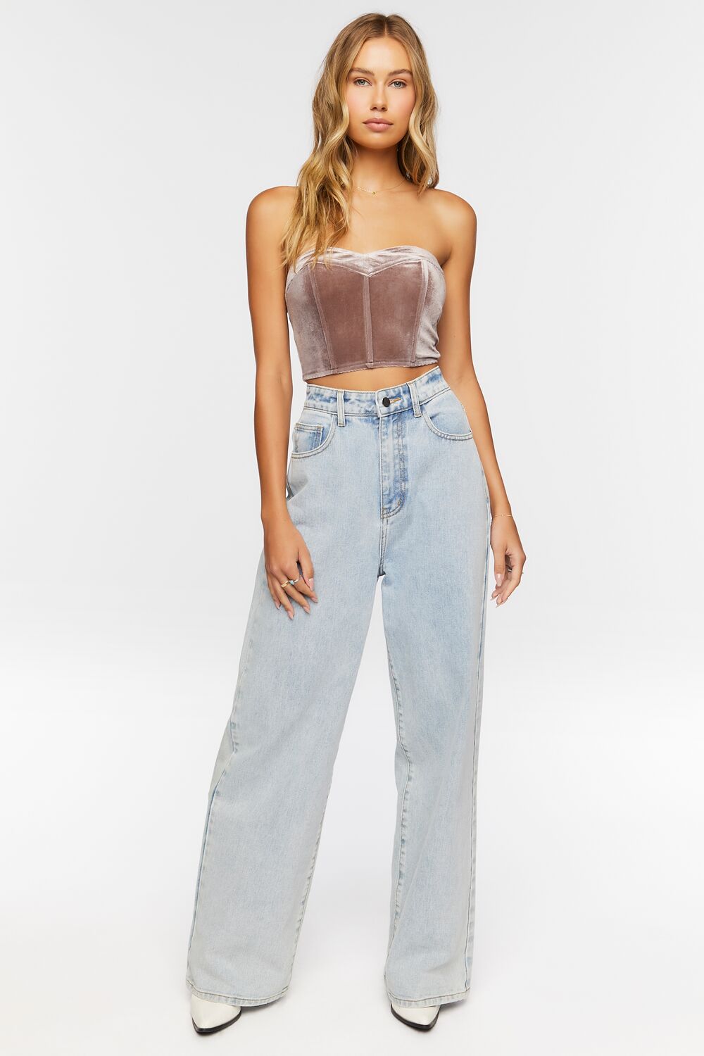 Velvet Sweetheart Tube Top
