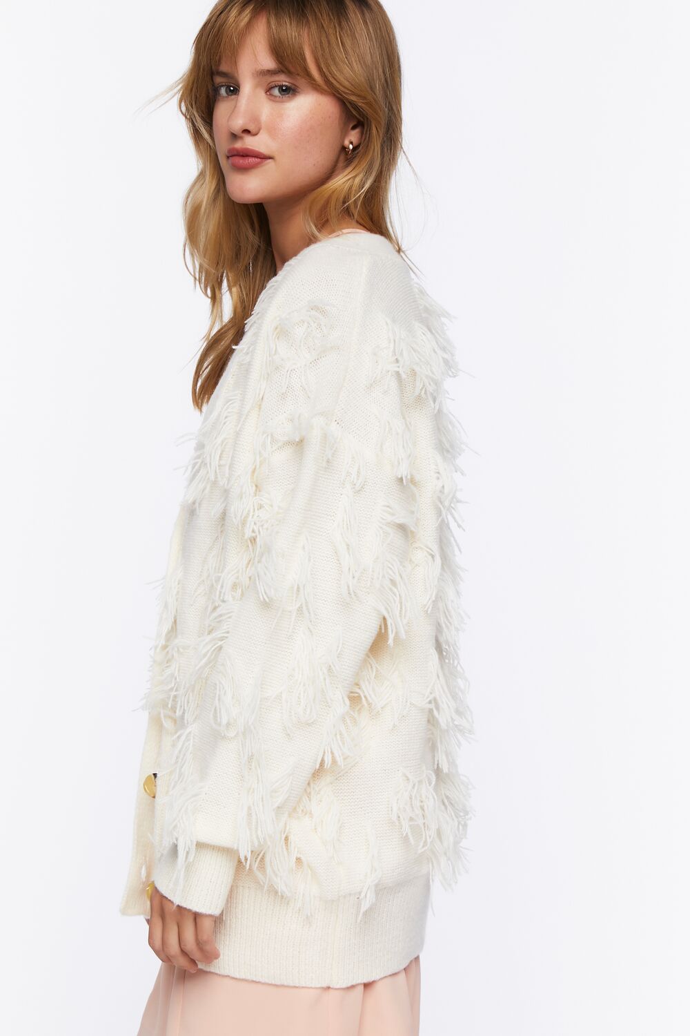 Textured Cardigan Sweater