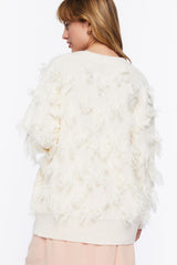 Textured Cardigan Sweater
