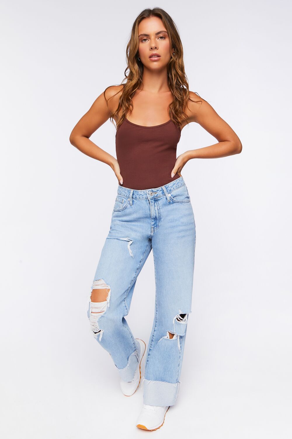 Ribbed Cami Bodysuit