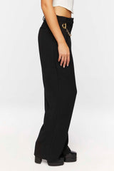 Toggle Chain High-Rise Trousers