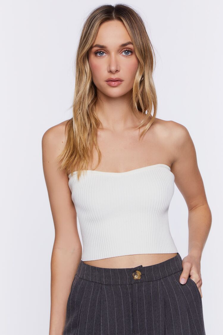 Sweater-Knit Tube Top
