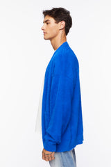 Fuzzy Knit Cardigan Sweater
