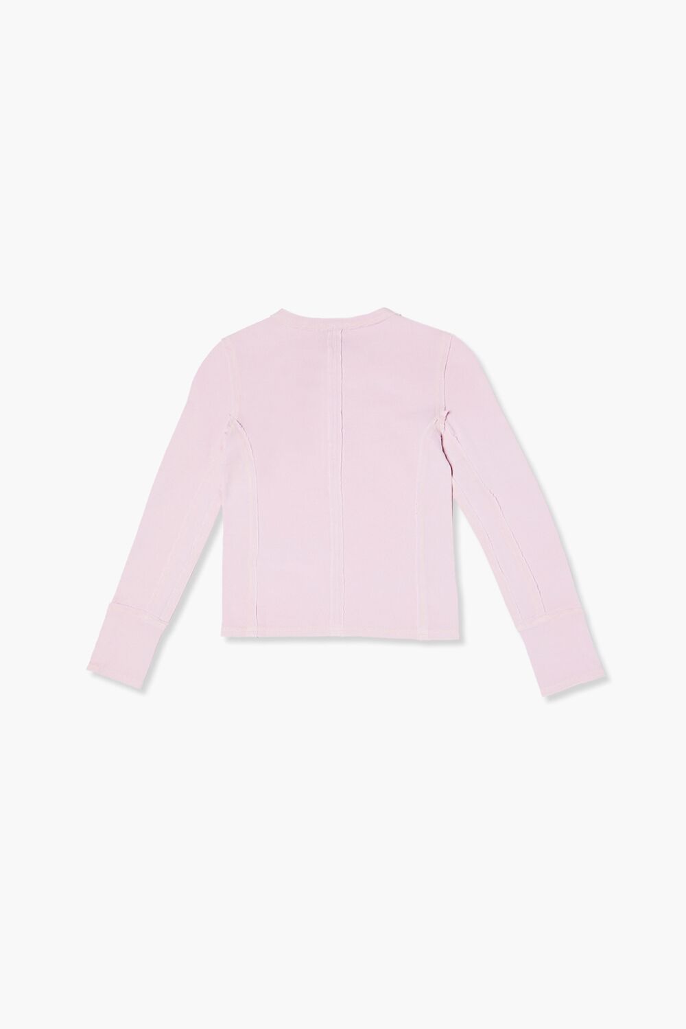 Girls Ribbed Henley Top (Kids)