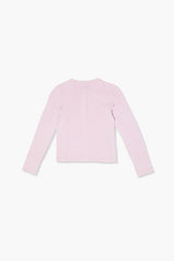 Girls Ribbed Henley Top (Kids)