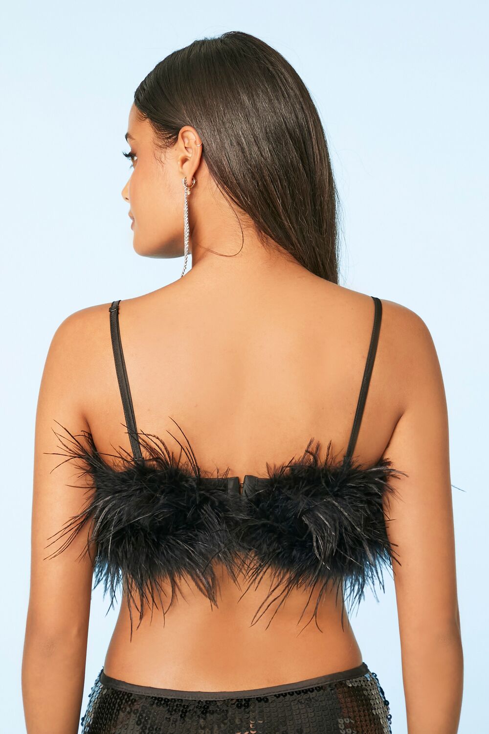 Feather Cropped Cami