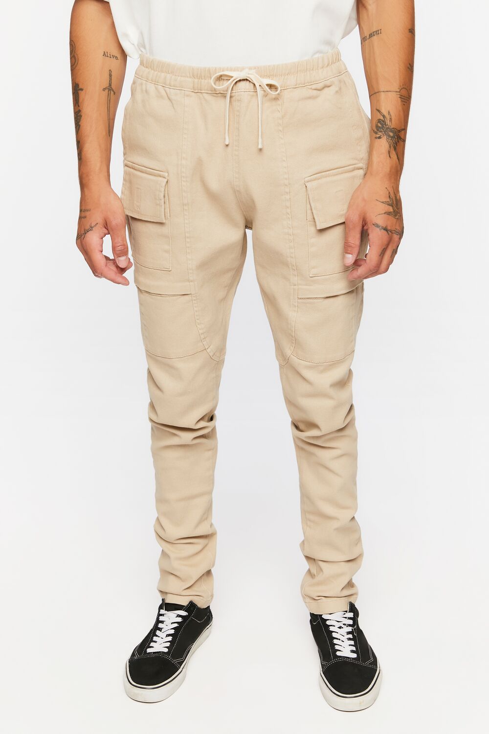 Slim-Fit Drawstring Pants