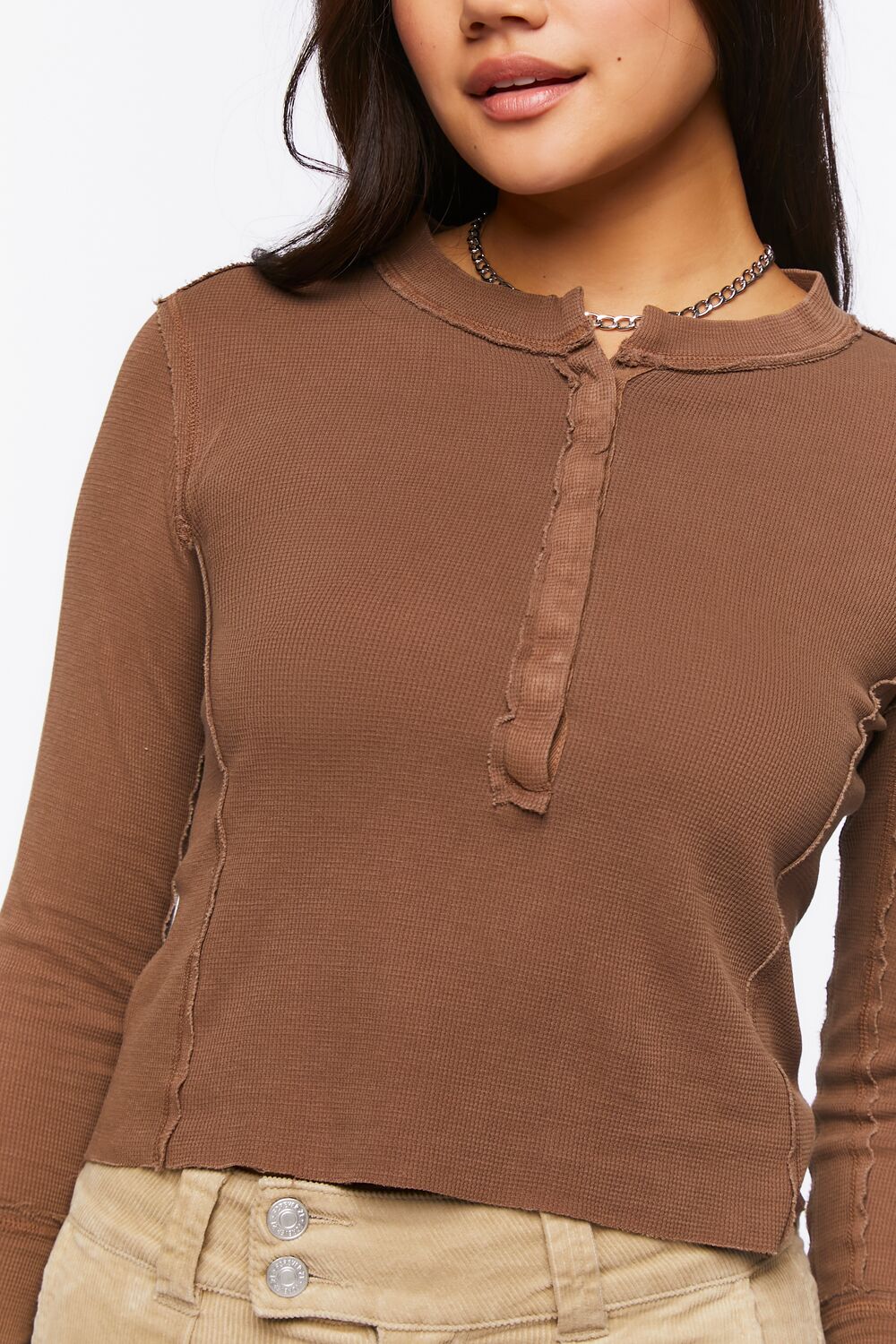 Reverse Long-Sleeve Thermal Tee