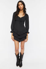 Tiered Ruffle Mini Dress