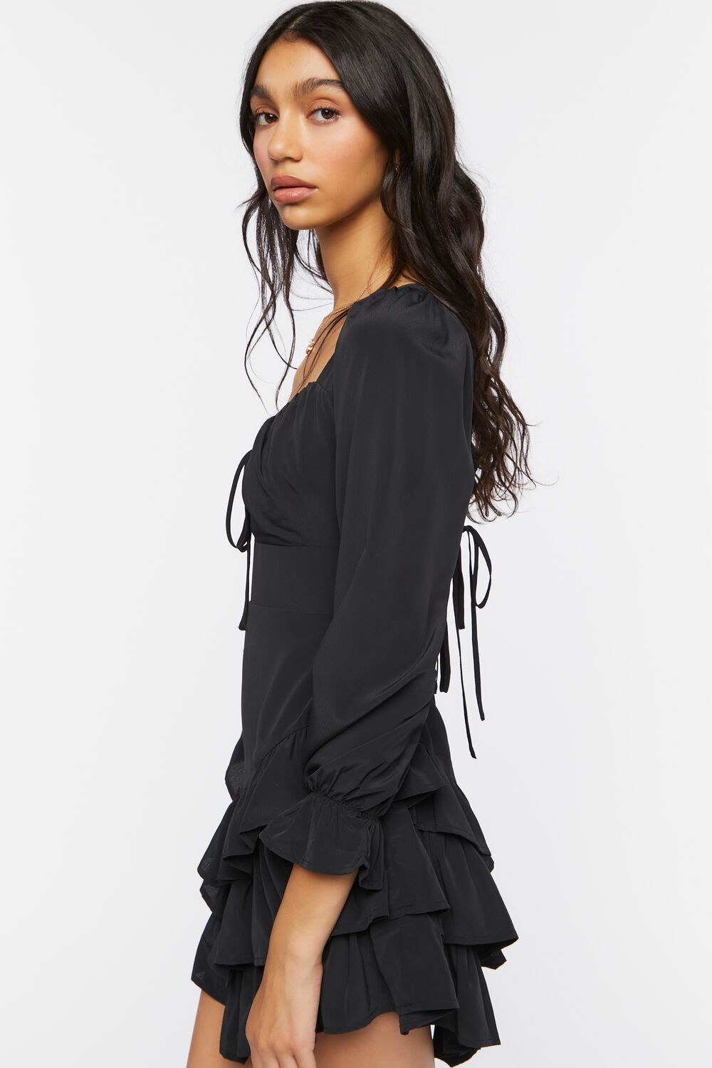 Tiered Ruffle Mini Dress