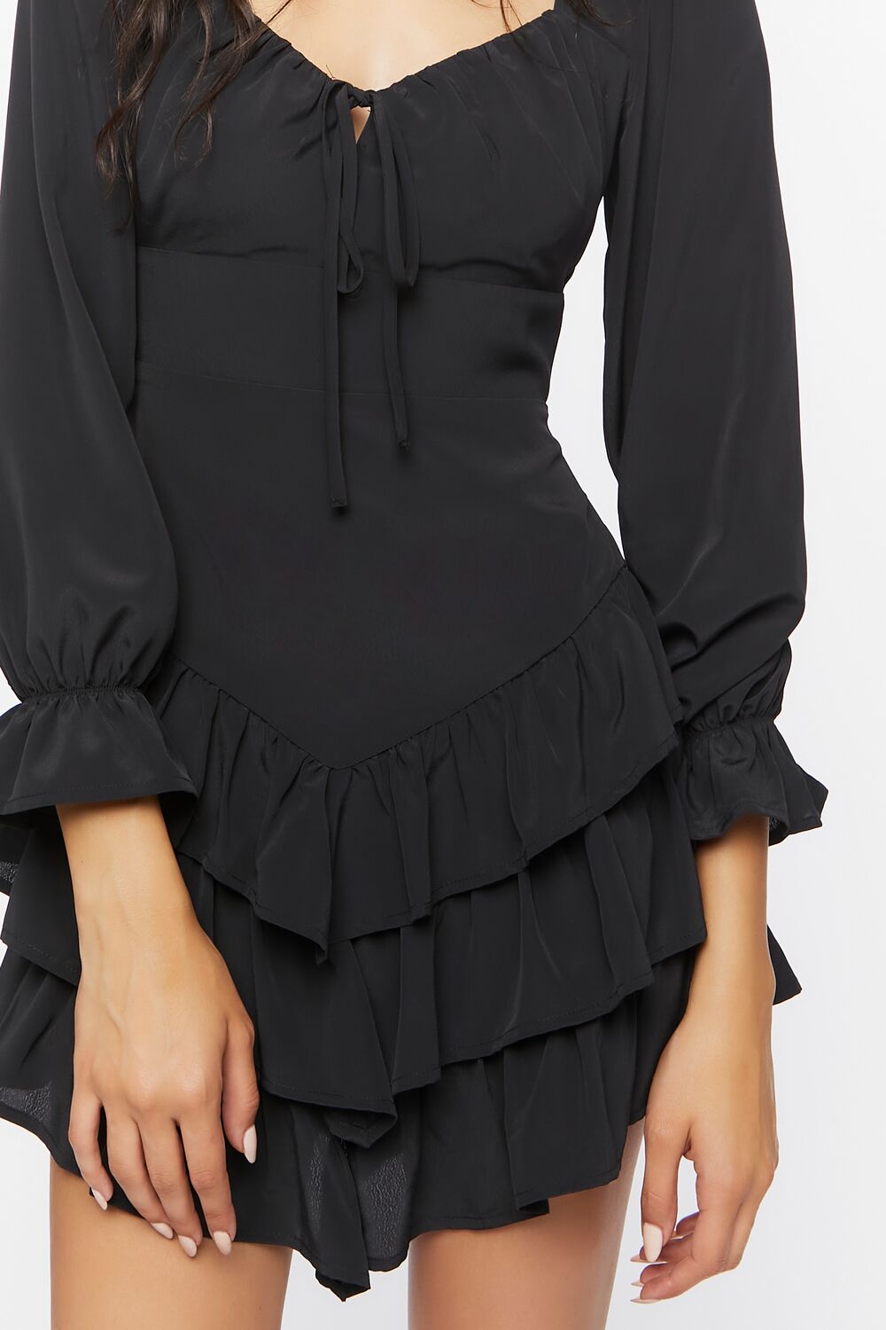 Tiered Ruffle Mini Dress