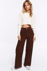 Cropped Henley Top