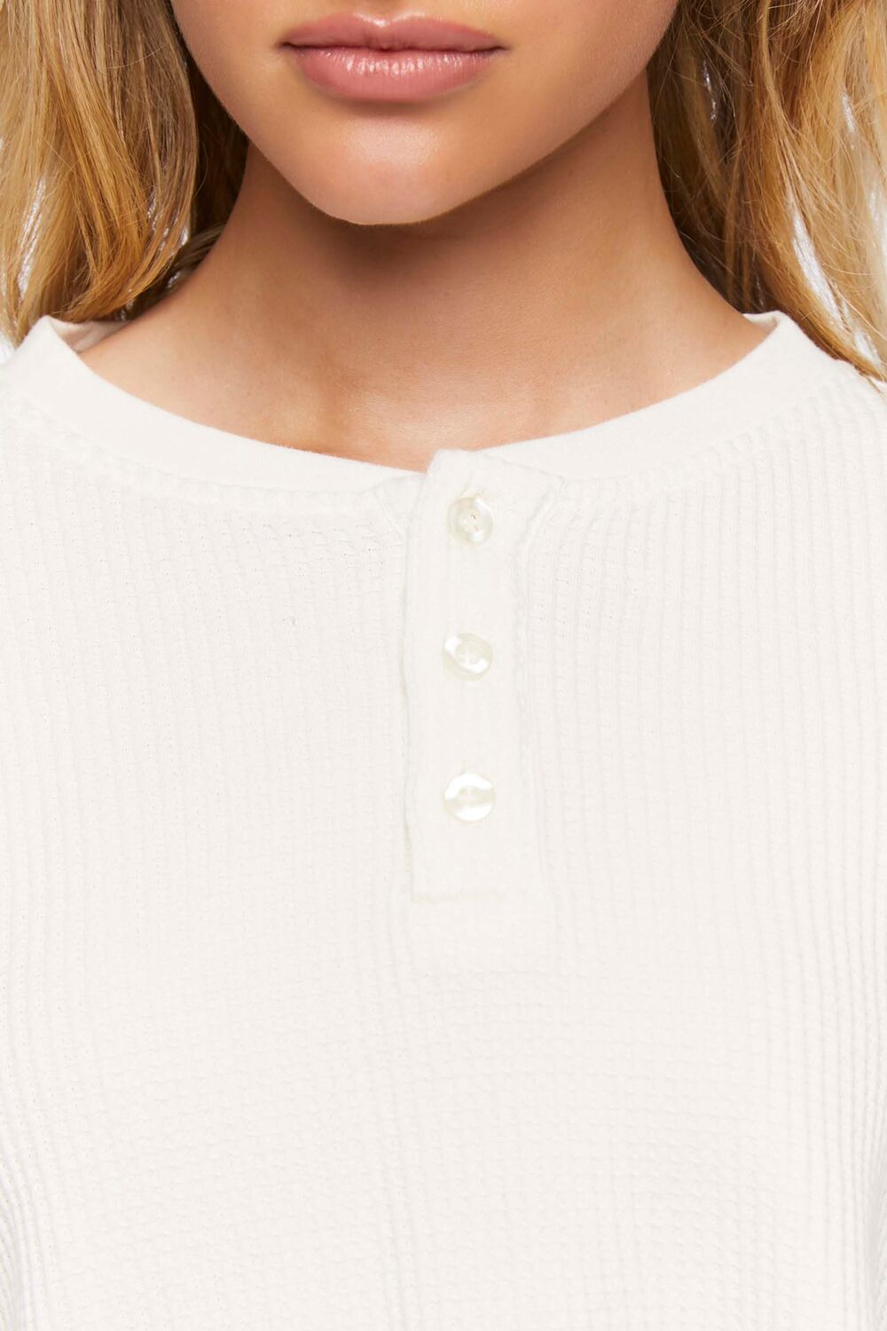 Cropped Henley Top