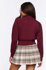 Fleece Mock Neck Pullover