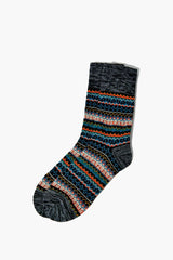 Fair Isle Crew Socks