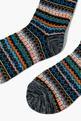 Fair Isle Crew Socks