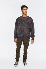 Hope For The Best Acid Wash Pullover