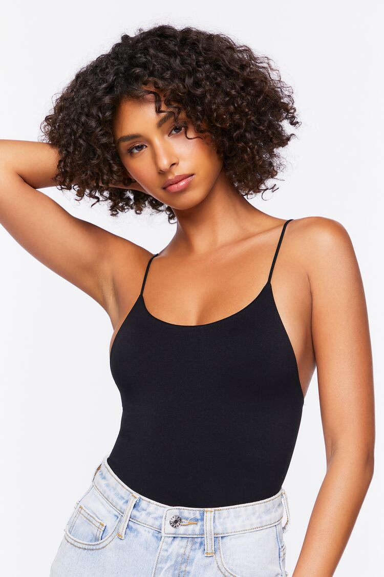 Seamless Cutout Cami Bodysuit