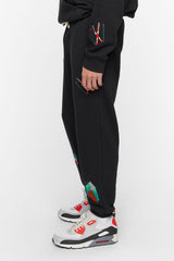 Embroidered Cabin Fleece Joggers