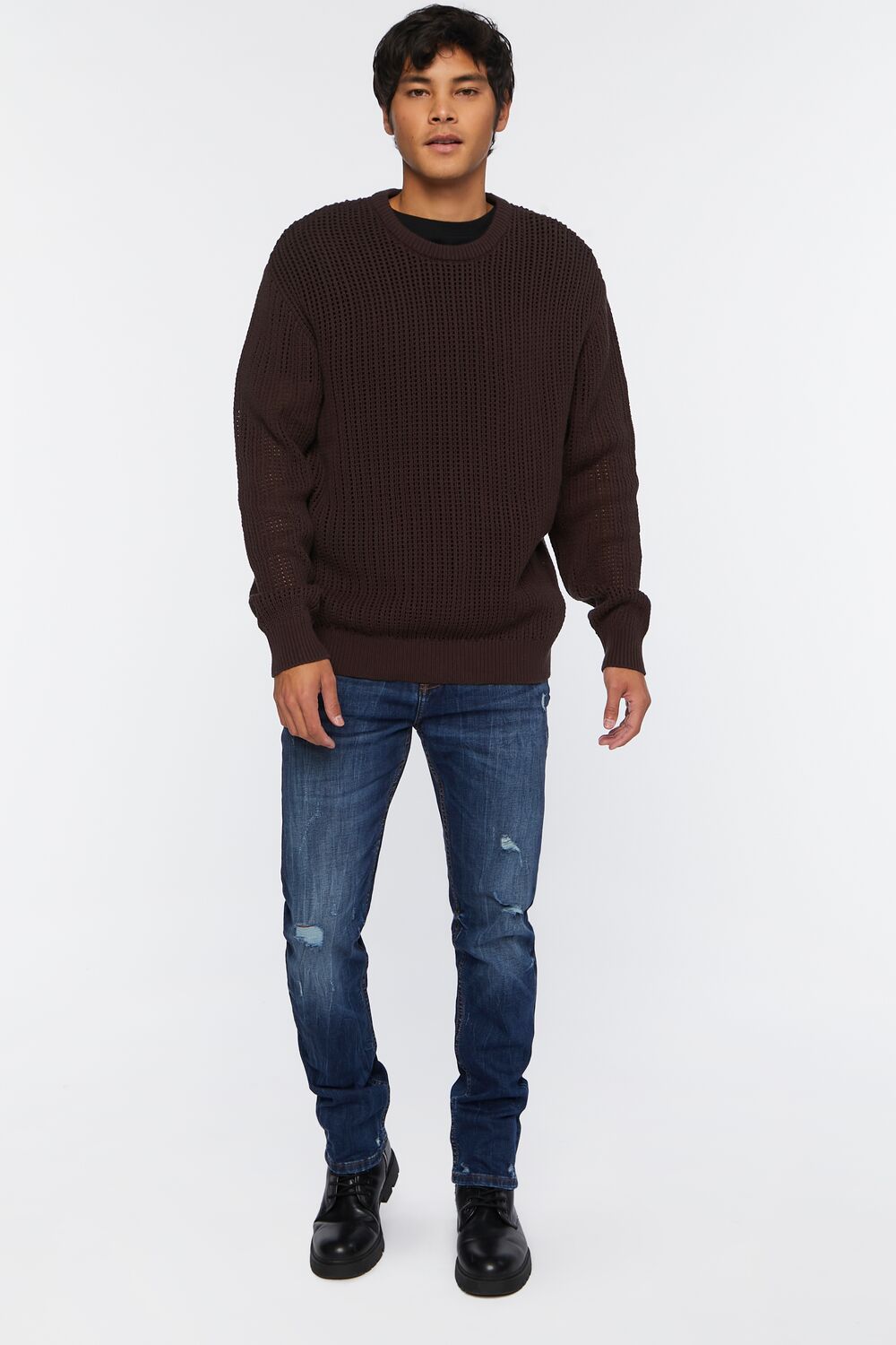Distressed Slim-Fit Jeans