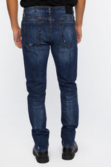Distressed Slim-Fit Jeans