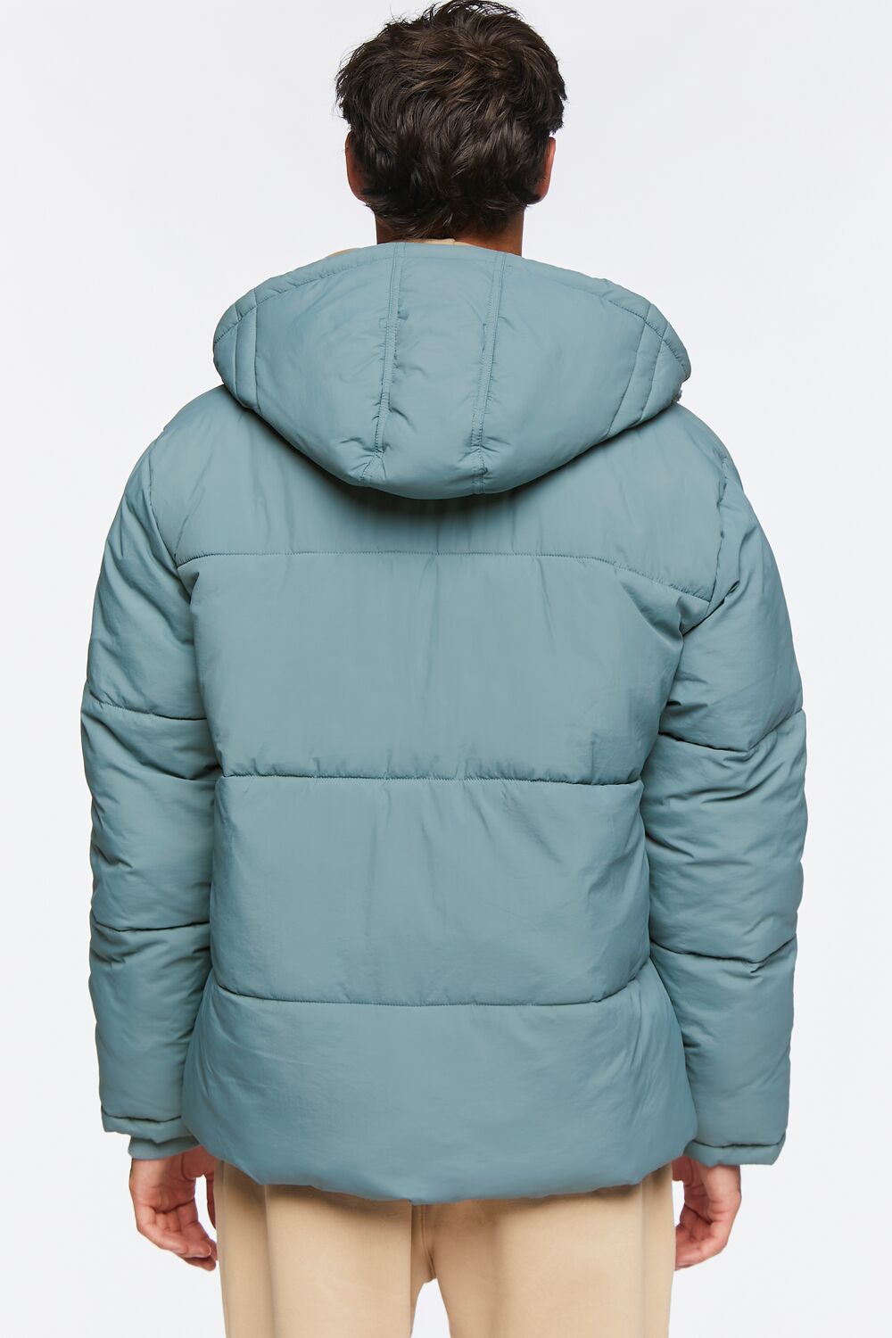 Zip-Up Hooded Puffer Jacket