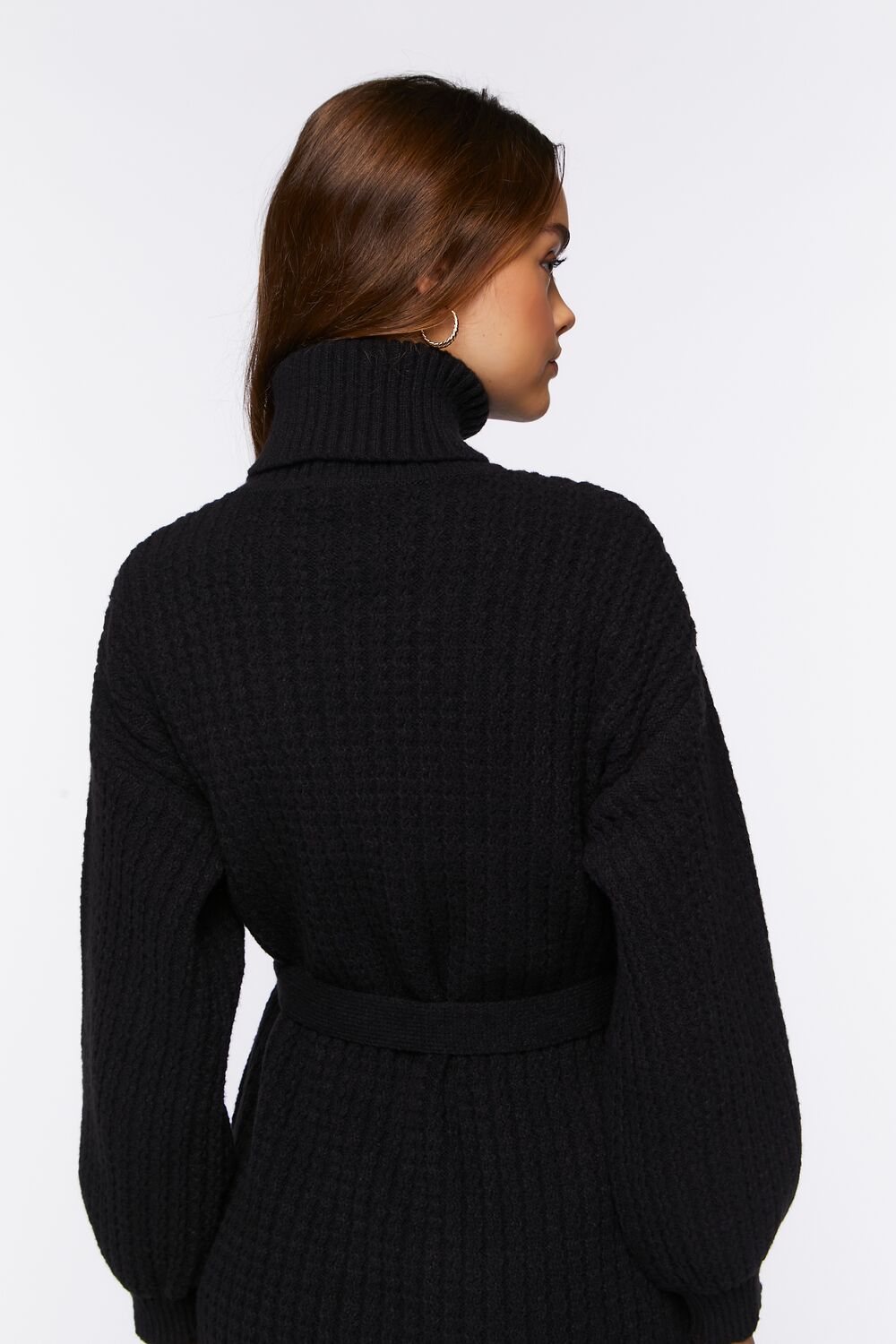 Turtleneck Mini Sweater Dress