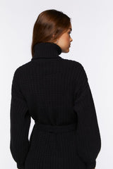 Turtleneck Mini Sweater Dress