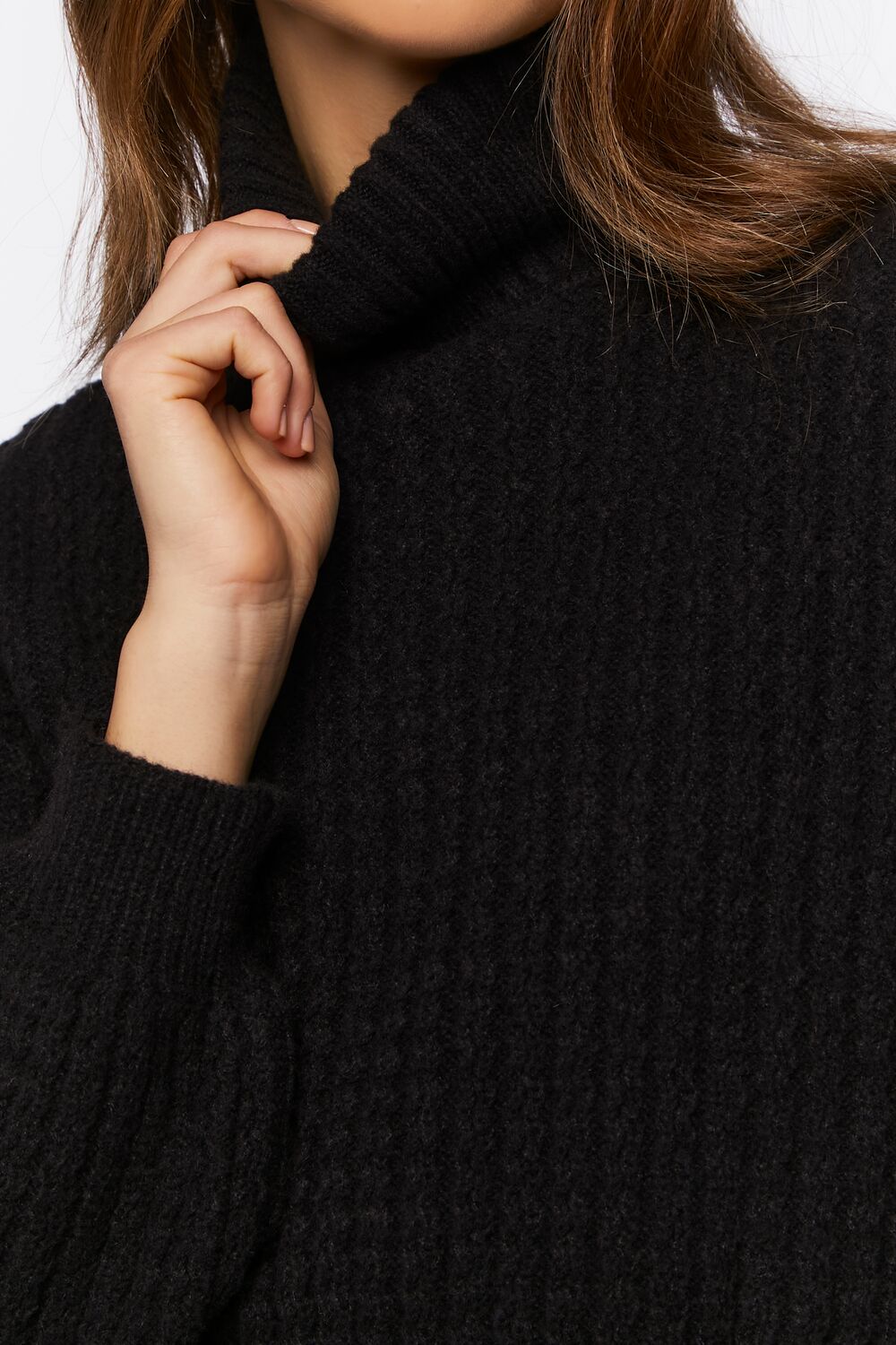 Turtleneck Mini Sweater Dress