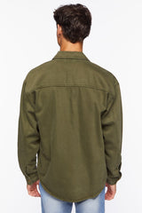 Drop-Sleeve Snap-Button Shirt
