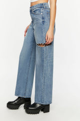 Split High-Rise 90s-Fit Jeans