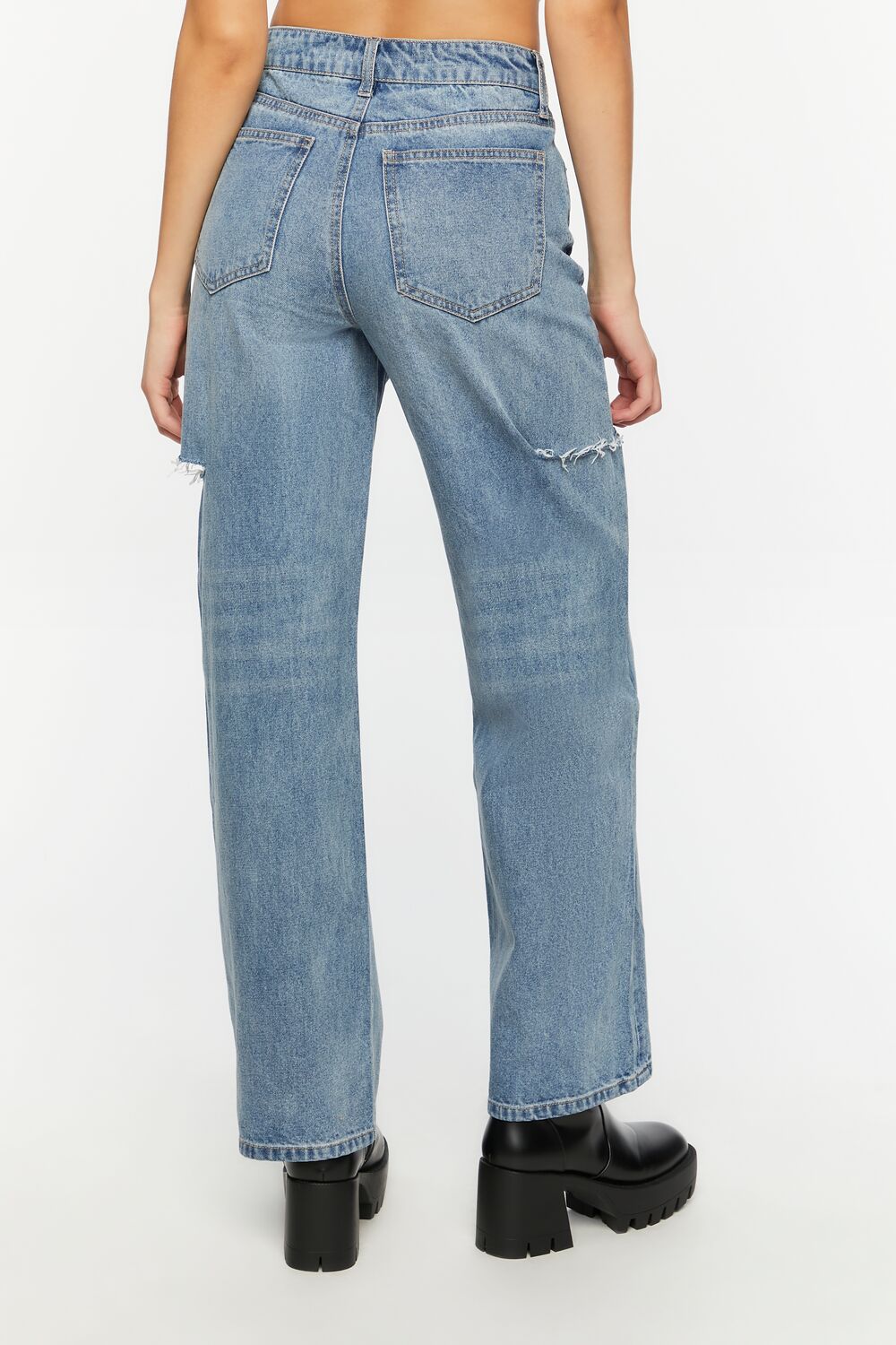 Split High-Rise 90s-Fit Jeans