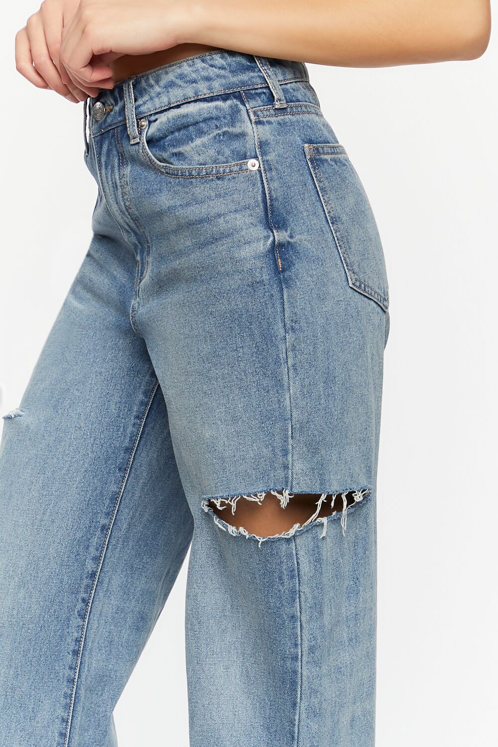 Split High-Rise 90s-Fit Jeans