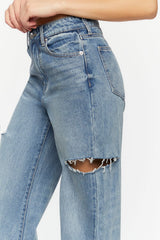 Split High-Rise 90s-Fit Jeans