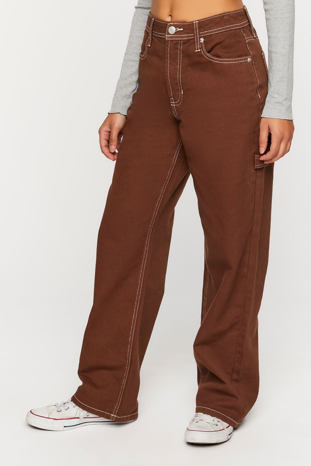 High-Rise Carpenter Dad Jeans