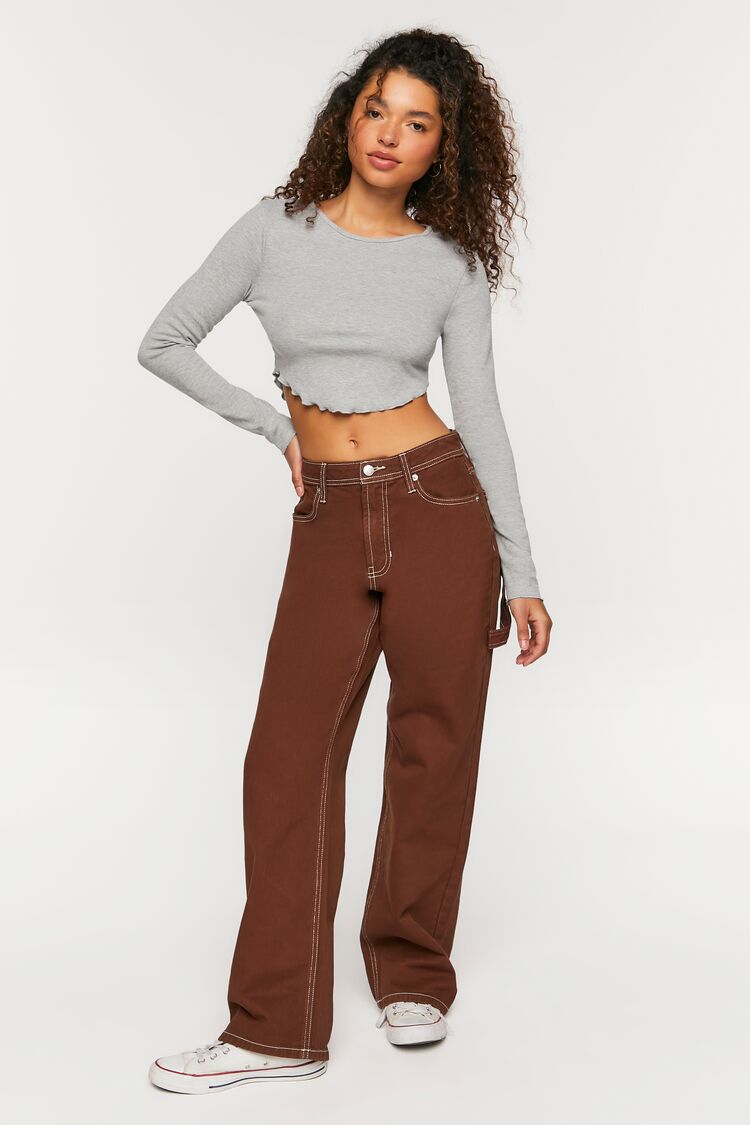 High-Rise Carpenter Dad Jeans