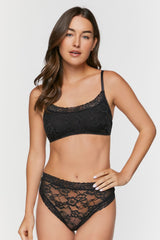 Floral Lace Cheeky Panties