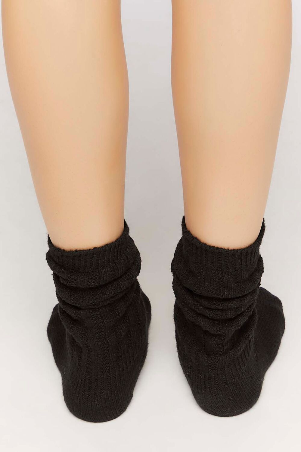 Ribbed Crew Socks