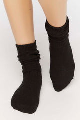 Ribbed Crew Socks